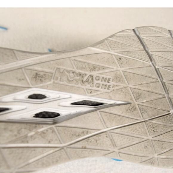 Women's Hoka One One Carbon X Teal & Peach Athletic Shoes Sz 7.5/ 39.3 F272191 - Picture 8 of 16